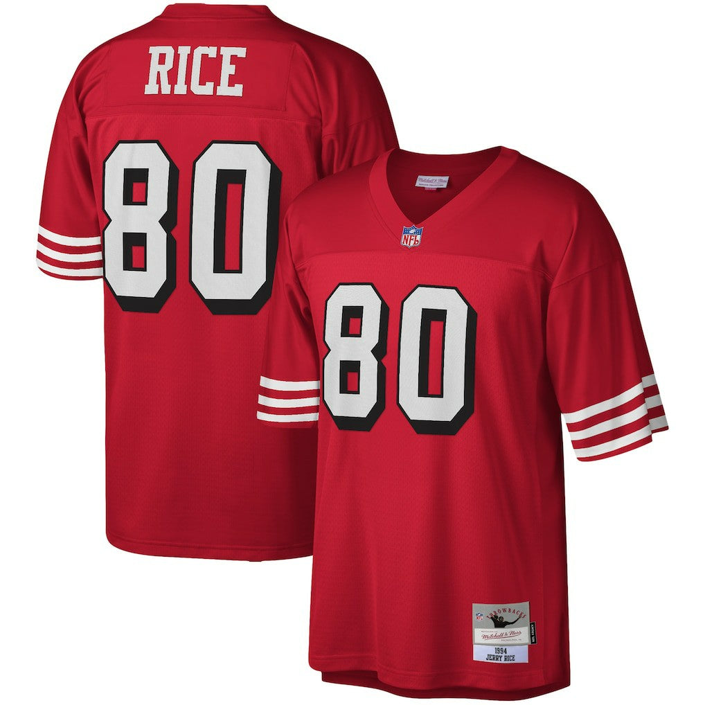 Jerry Rice San Francisco 49ers Legacy Replica Jersey - Scarlet Jerseys