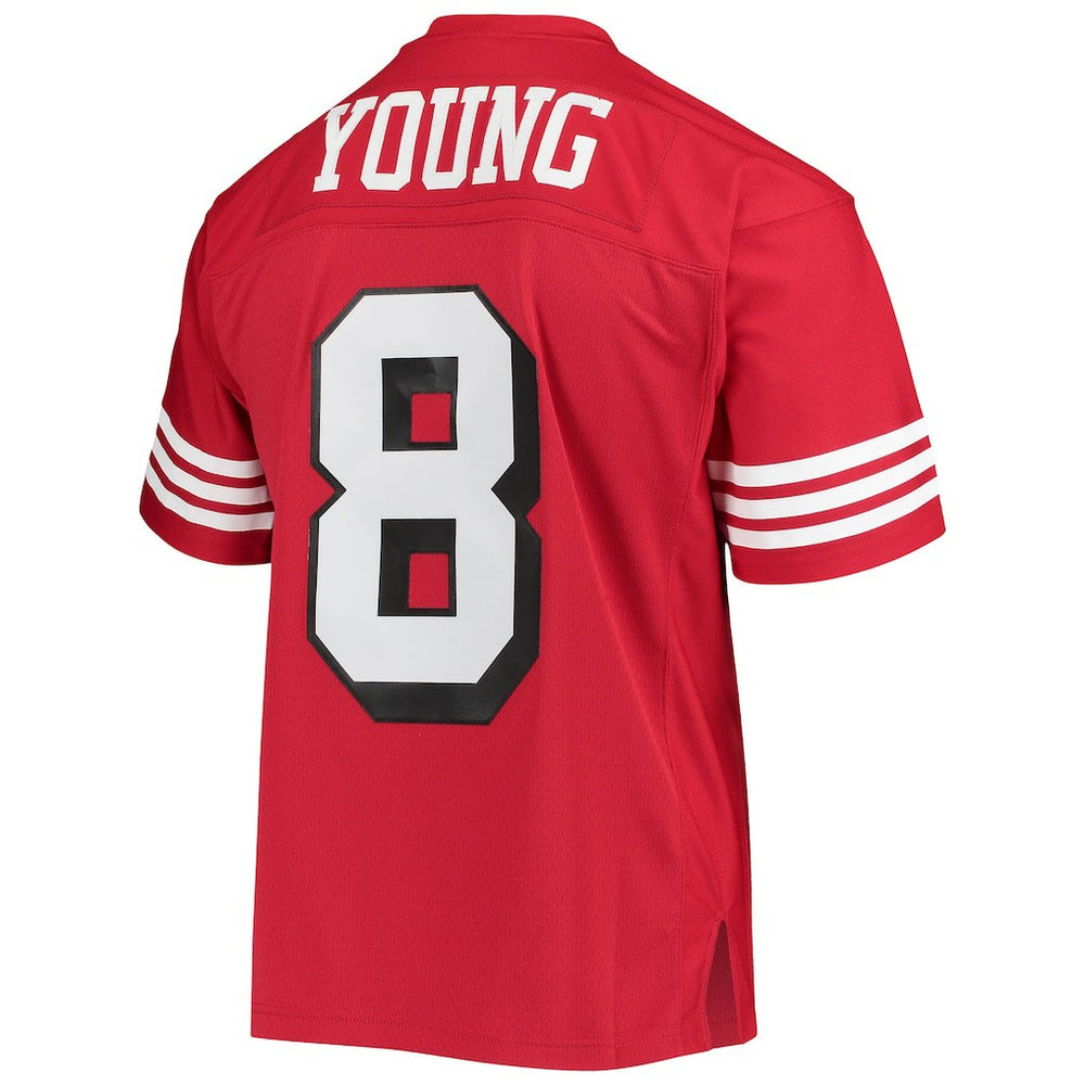 Steve Young San Francisco 49ers Legacy Replica Jersey - Scarlet Jerseys