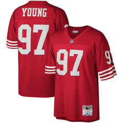 Bryant Young San Francisco 49ers Legacy Replica Jersey - Scarlet Jerseys