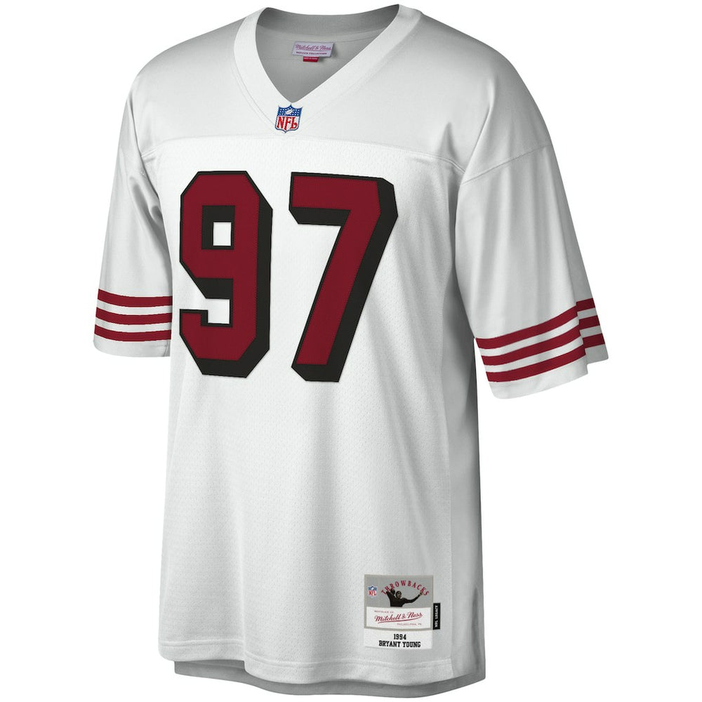 Bryant Young San Francisco 49ers Legacy Replica Jersey - White Jerseys