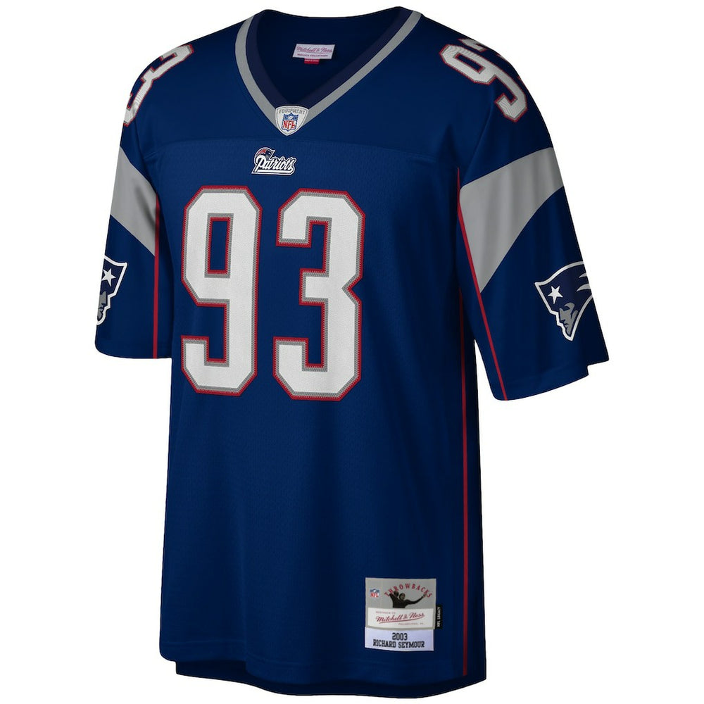 Richard Seymour New England Patriots Legacy Replica Jersey - Navy Jerseys