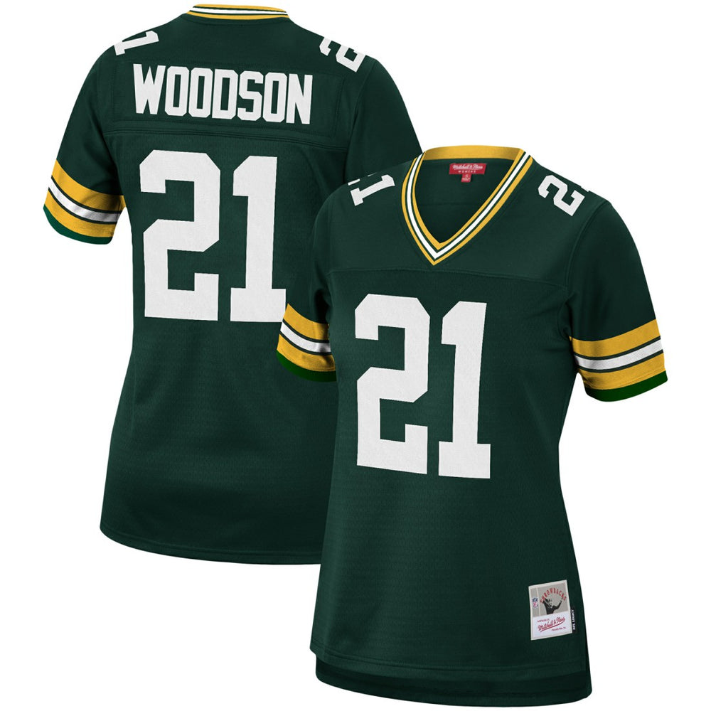 Charles Woodson Green Bay Packers Women's 2010 Legacy Replica Player Jersey - Green Jerseys