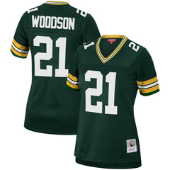 Charles Woodson Green Bay Packers Women's 2010 Legacy Replica Player Jersey - Green Jerseys