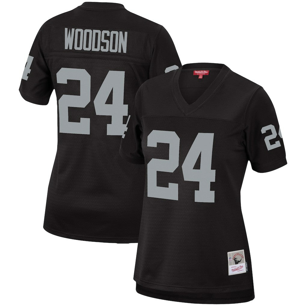 Charles Woodson Las Vegas Raiders Women's Legacy Replica Team Jersey - Black Jerseys