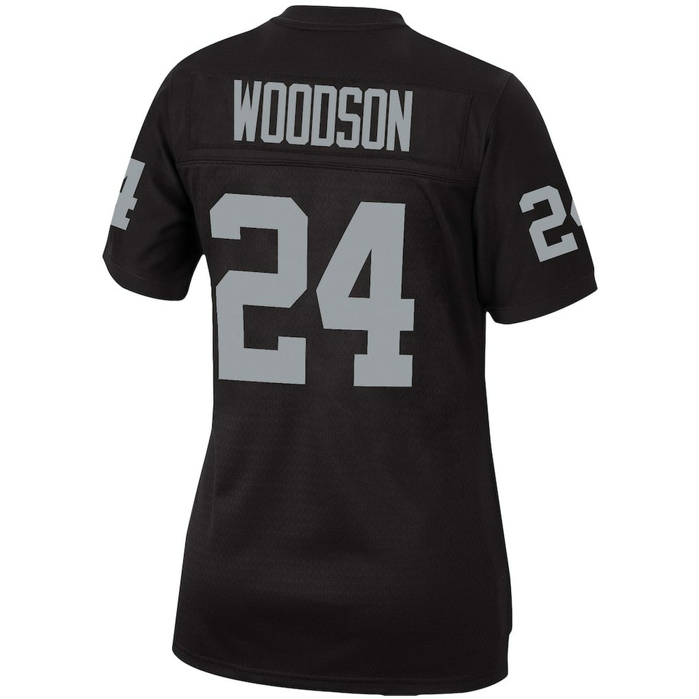 Charles Woodson Las Vegas Raiders Women's Legacy Replica Team Jersey - Black Jerseys