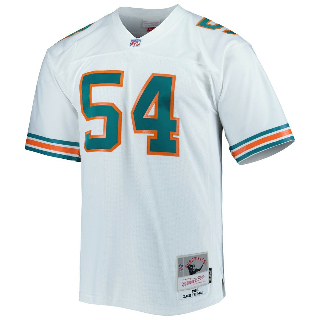 Zach Thomas Miami Dolphins Legacy Replica Jersey - White Jerseys