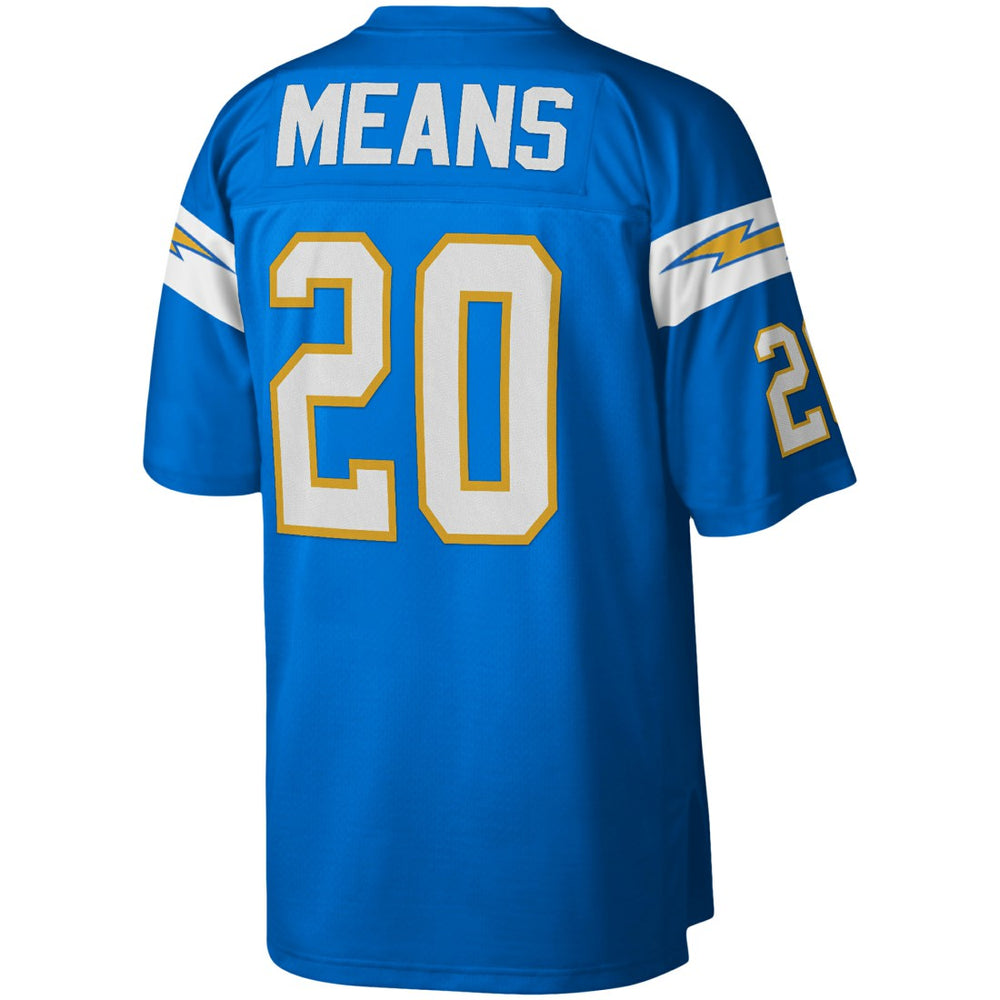 Natrone Means Los Angeles Chargers Legacy Replica Jersey - Powder Blue Jerseys