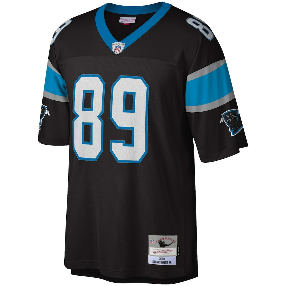 Steve Smith Carolina Panthers Legacy Replica Jersey - Black Jerseys