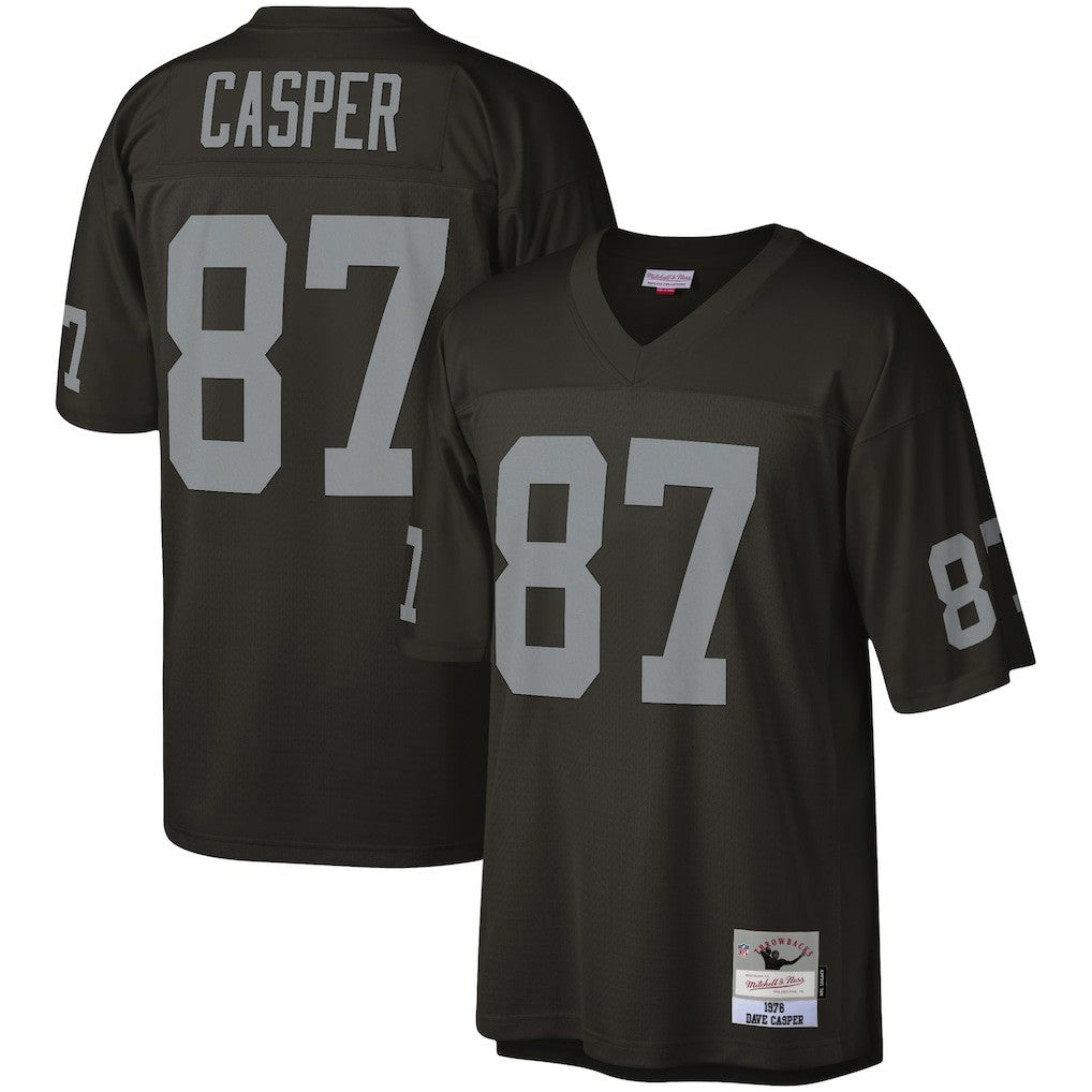 Dave Casper Las Vegas Raiders Legacy Replica Jersey - Black Jerseys