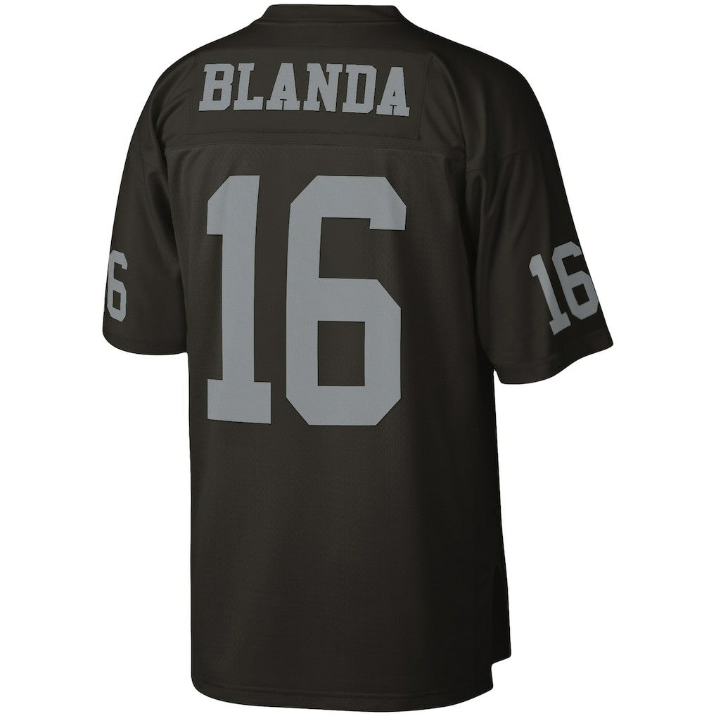 George Blanda Las Vegas Raiders Legacy Replica Jersey - Black Jerseys