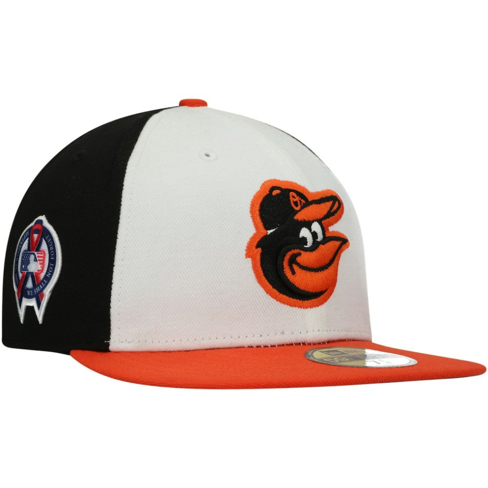 Baltimore Orioles New Era 9/11 Memorial Side Patch 59FIFTY Fitted Hat - Black Hats