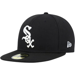 Chicago White Sox New Era 9/11 Memorial Side Patch 59FIFTY Fitted Hat - Black Hats