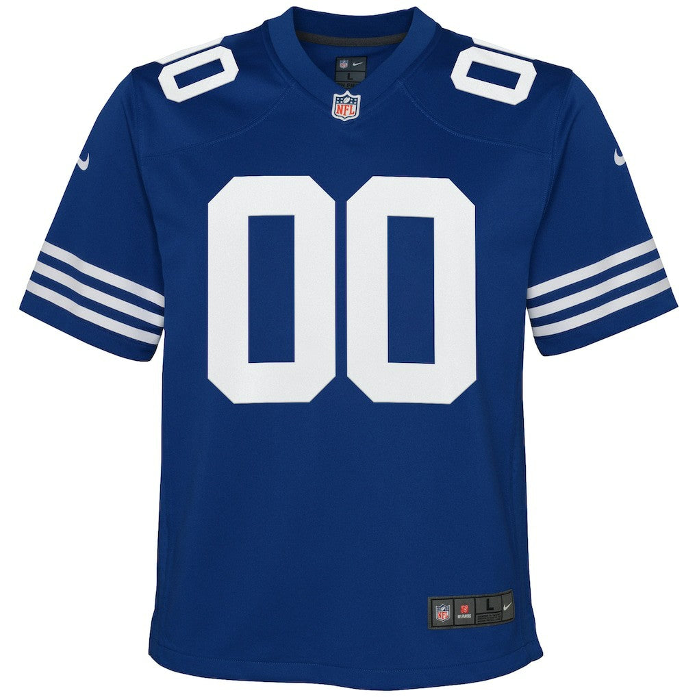 Indianapolis Colts Youth Alternate Custom Game Jersey - Royal Jerseys
