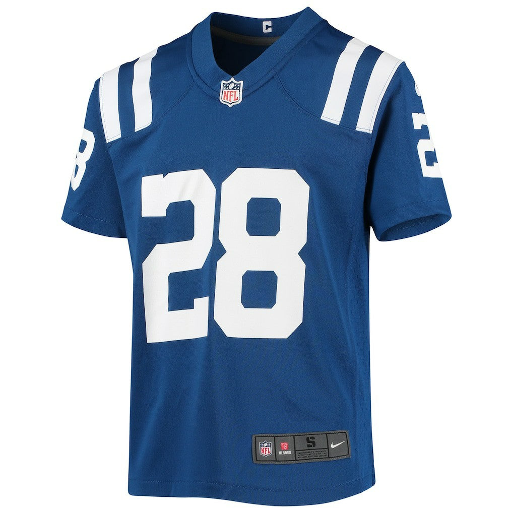 Jonathan Taylor Indianapolis Colts Youth Game Jersey - Royal Jerseys