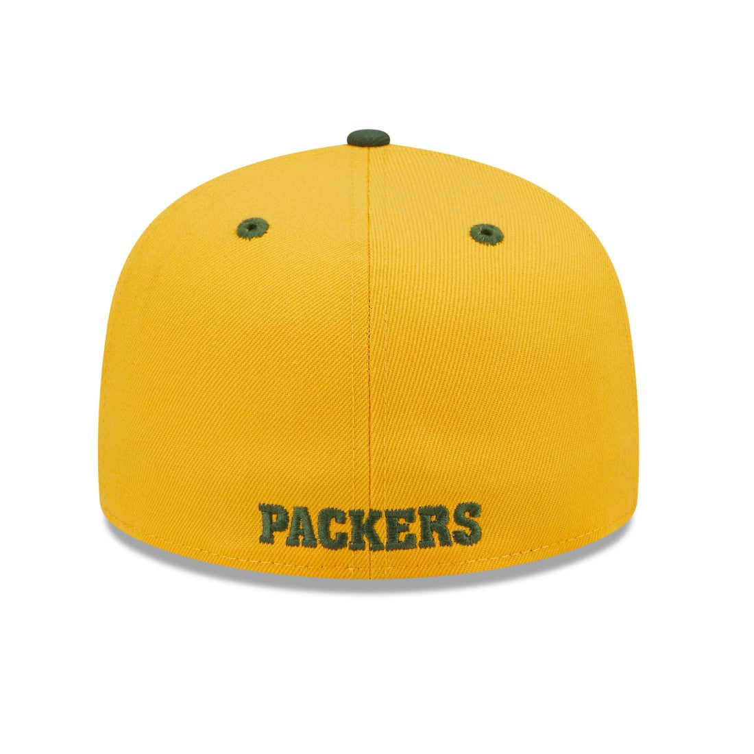 Green Bay Packers New Era Flipside 2Tone 59FIFTY Fitted Hat - Gold/Green Hats