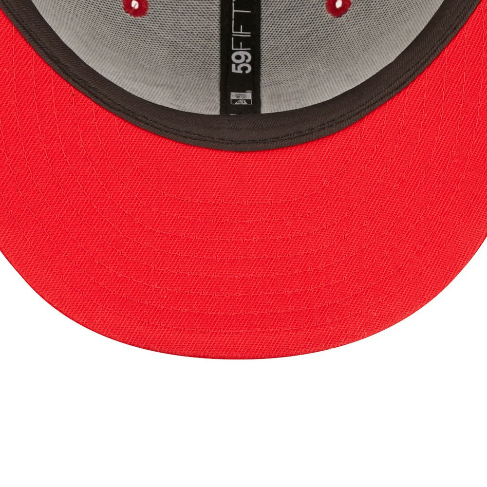 Kansas City Chiefs New Era Flipside 2Tone 59FIFTY Fitted Hat - Black/Red Hats