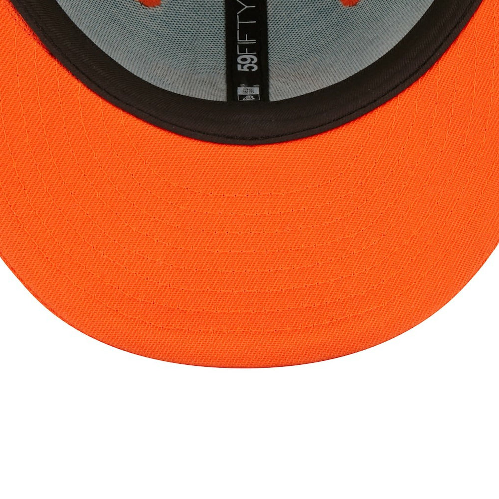 Miami Dolphins New Era Flipside 2Tone 59FIFTY Fitted Hat - Aqua/Orange Hats