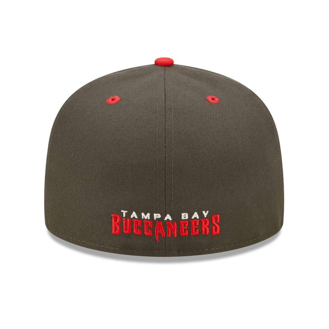Tampa Bay Buccaneers New Era Flipside 2Tone 59FIFTY Fitted Hat - Pewter/Red Hats