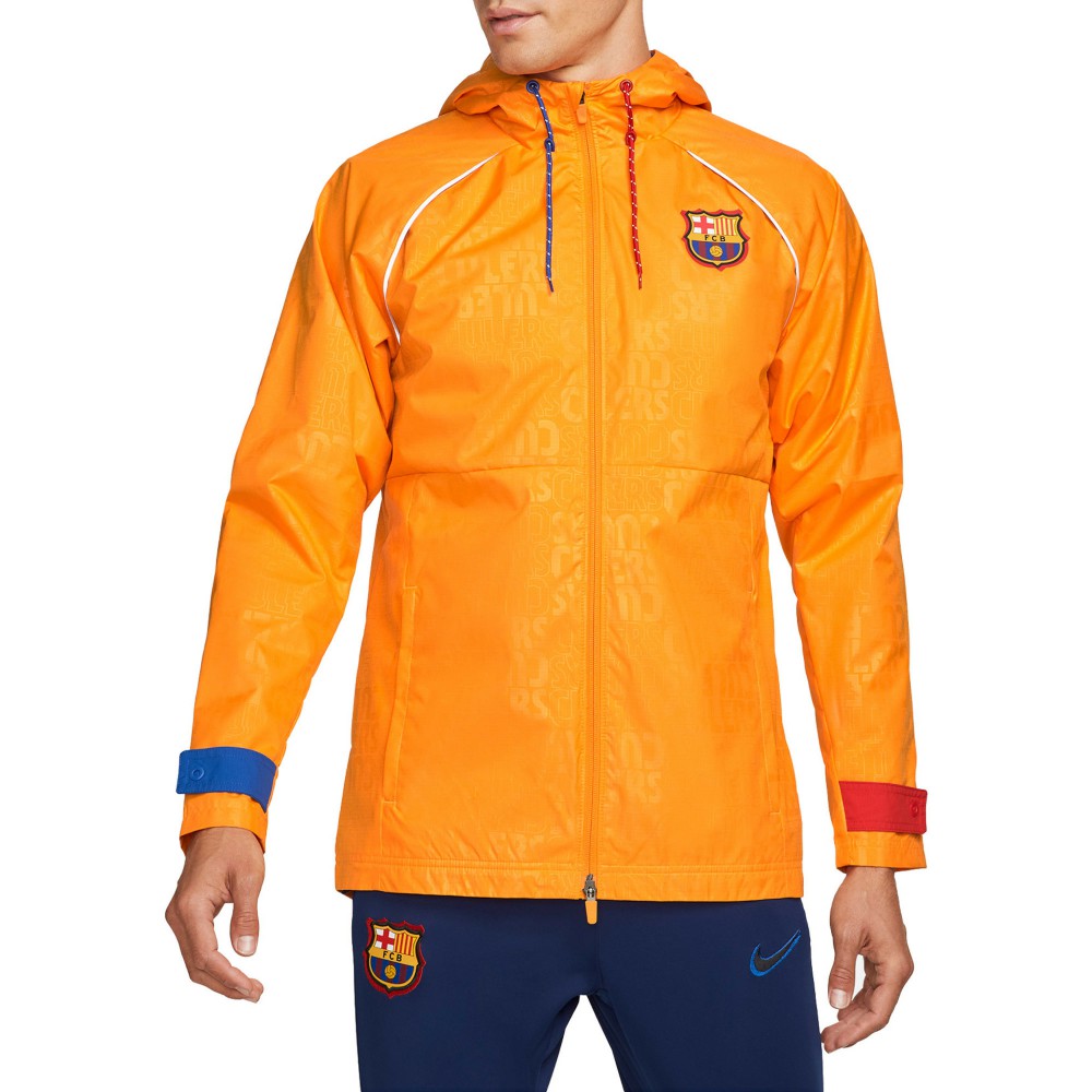 Barcelona All-Weather Full-Zip Jacket Orange - Nike online