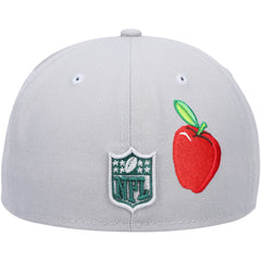 New York Jets New Era City Describe 59FIFTY Fitted Hat - Gray Hats