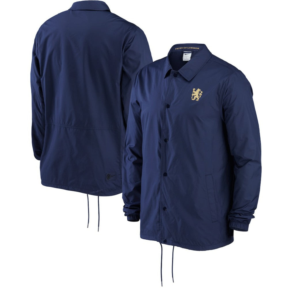 Chelsea Coach Performance Full-Snap Jacket Navy - Nike online