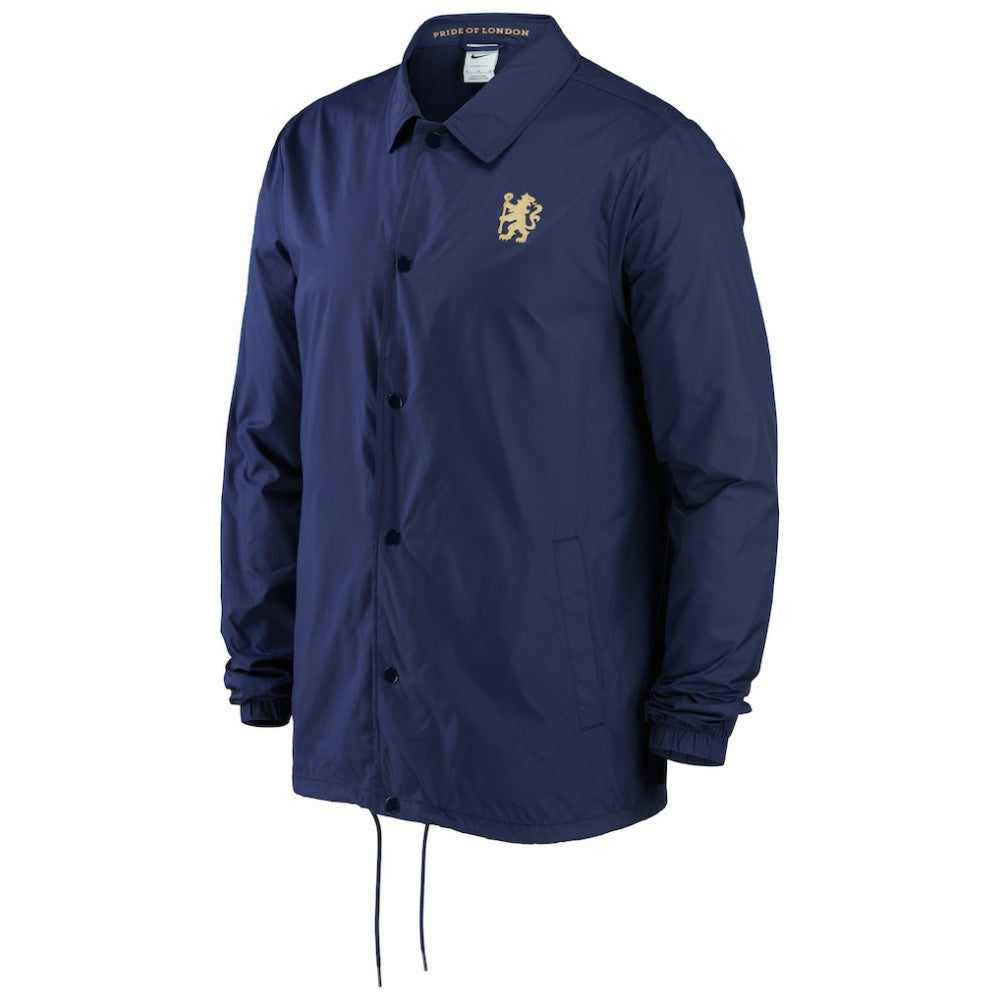 Chelsea Coach Performance Full-Snap Jacket Navy - Nike online