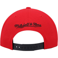 Chicago Bulls Day One Snapback Hat Black/Red - Mitchell & Ness