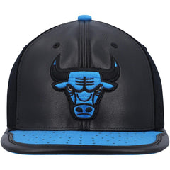 Chicago Bulls Day One Snapback Hat Black/Royal - Mitchell & Ness