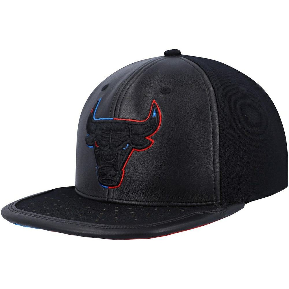Chicago Bulls Day One Snapback Hat Black - Mitchell & Ness
