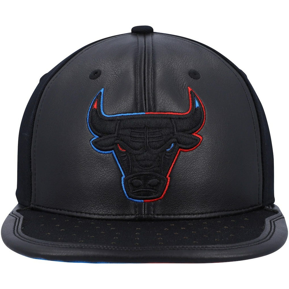 Chicago Bulls Day One Snapback Hat Black - Mitchell & Ness
