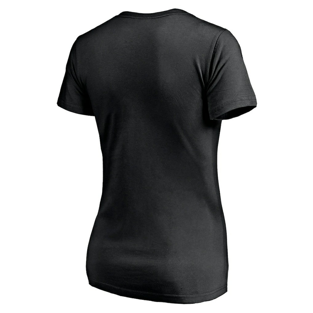 Jacksonville Jaguars Women's Long Stride V-Neck T-Shirt - Black T-shirts