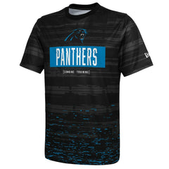 Carolina Panthers New Era Combine Authentic Sweep T-Shirt - Black T-shirts