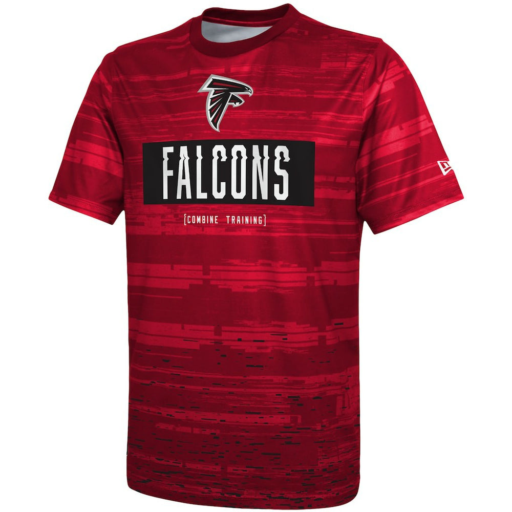 Atlanta Falcons New Era Combine Authentic Sweep T-Shirt - Red T-shirts