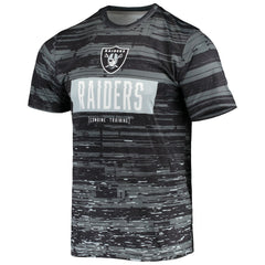 Las Vegas Raiders New Era Combine Authentic Sweep T-Shirt - Black T-shirts