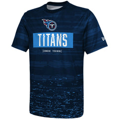 Tennessee Titans New Era Combine Authentic Sweep T-Shirt - Navy T-shirts