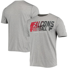 Atlanta Falcons New Era Combine Authentic Game On T-Shirt - Heathered Gray T-shirts