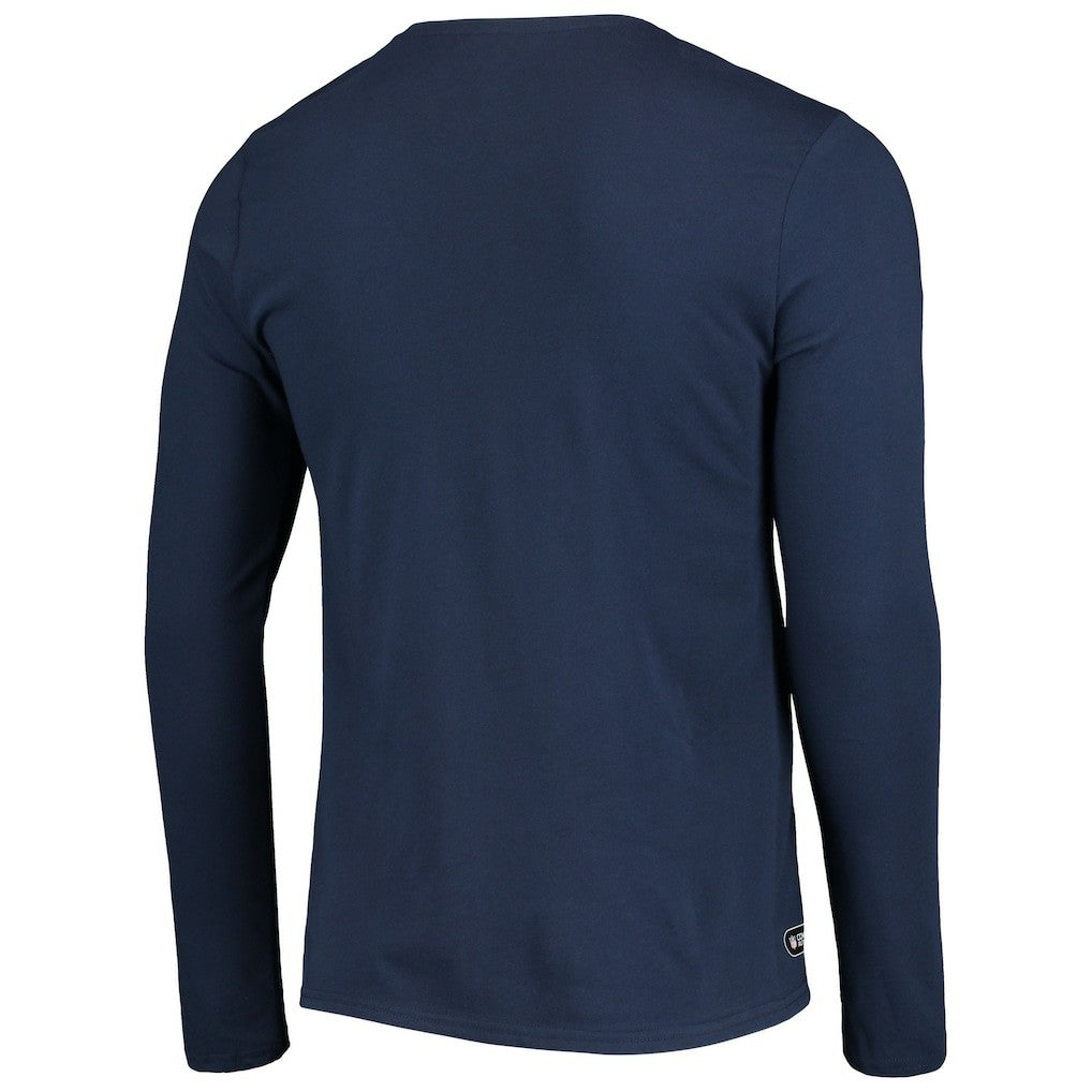 Houston Texans New Era Combine Authentic Static Abbreviation Long Sleeve T-Shirt - Navy T-shirts