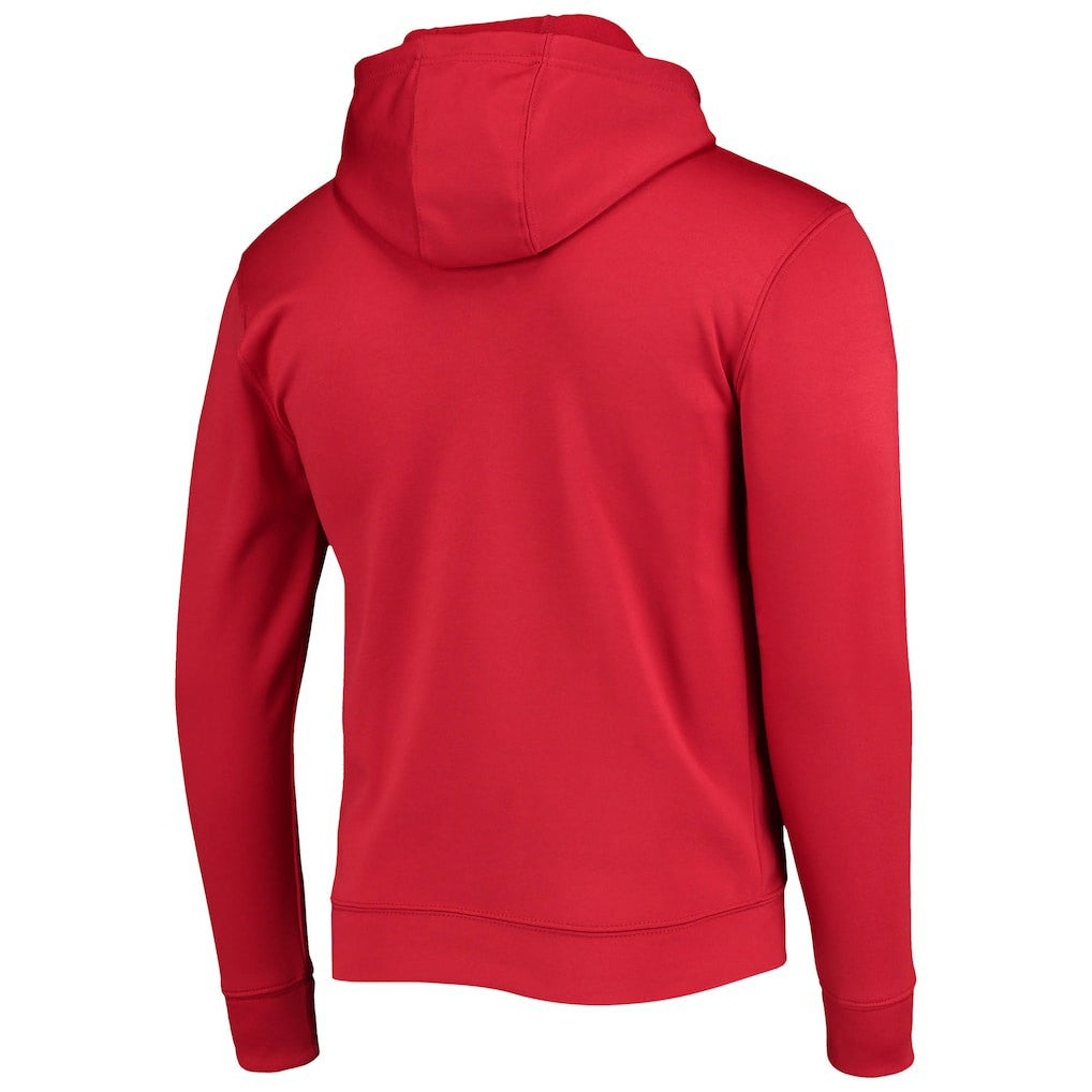 Arizona Cardinals New Era Combine Authentic Hard Hash Pullover Hoodie - Cardinal Hoodies
