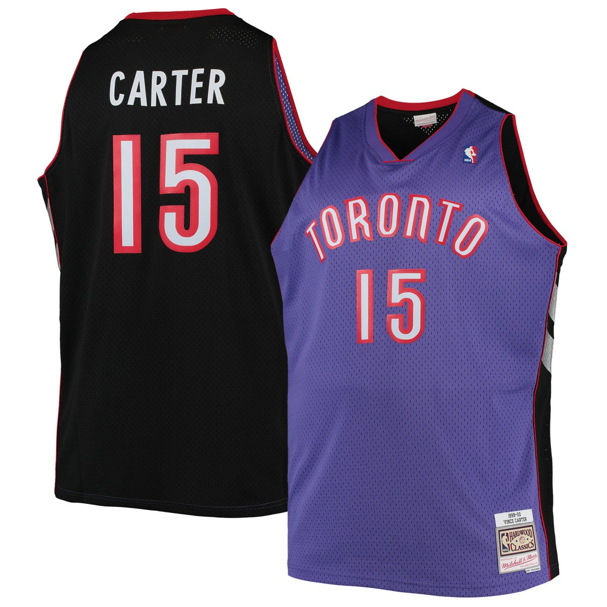 Vince Carter Toronto Raptors Big & Tall 1999/00 Hardwood Classics Swingman Jersey Purple - Mitchell & Ness outlet