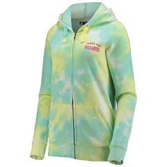 Tampa Bay Buccaneers New Era Women's Ice-Dye Full-Zip Hoodie - White Hoodies