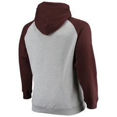 San Diego Padres Fanatics Big & Tall Raglan Pullover Hoodie - Heathered Gray/Brown Hoodies