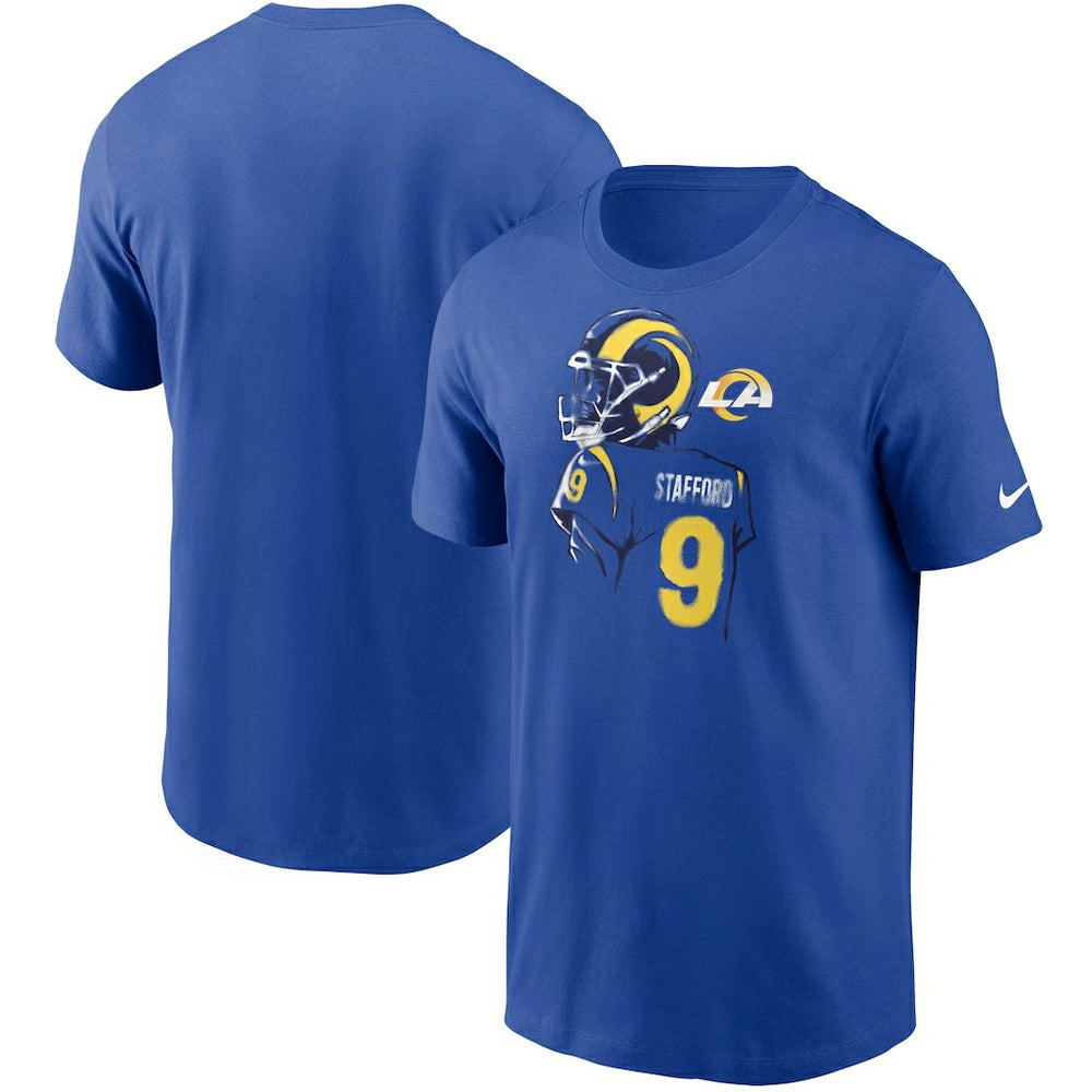 Matthew Stafford Los Angeles Rams Player Graphic T-Shirt - Royal T-shirts