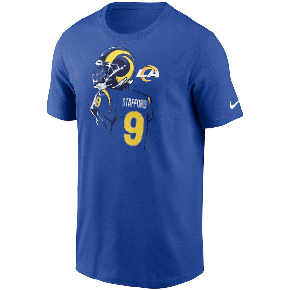 Matthew Stafford Los Angeles Rams Player Graphic T-Shirt - Royal T-shirts