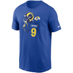 Matthew Stafford Los Angeles Rams Player Graphic T-Shirt - Royal T-shirts