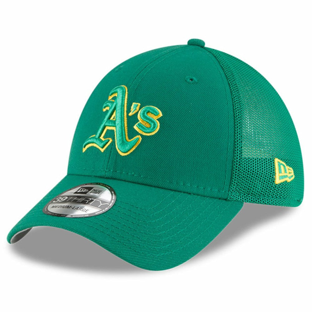 Athletics New Era Youth 2023 Batting Practice 39THIRTY Flex Hat - Green Hats