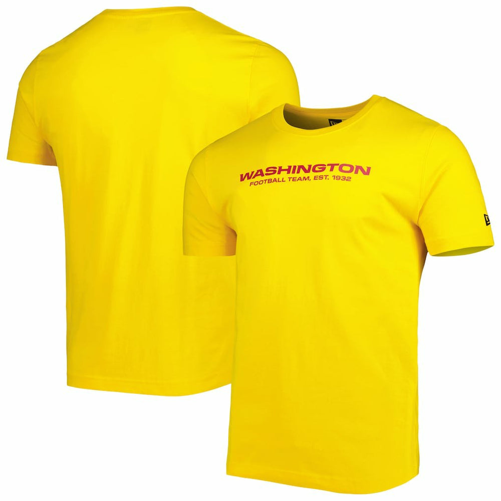 Washington Commanders New Era League Tonal T-Shirt - Gold T-shirts