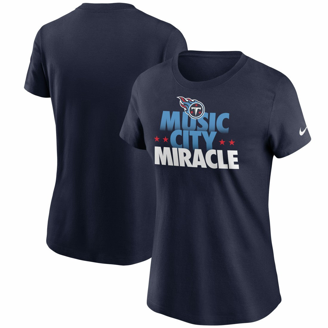 Tennessee Titans Women's Hometown Collection T-Shirt - Navy T-shirts