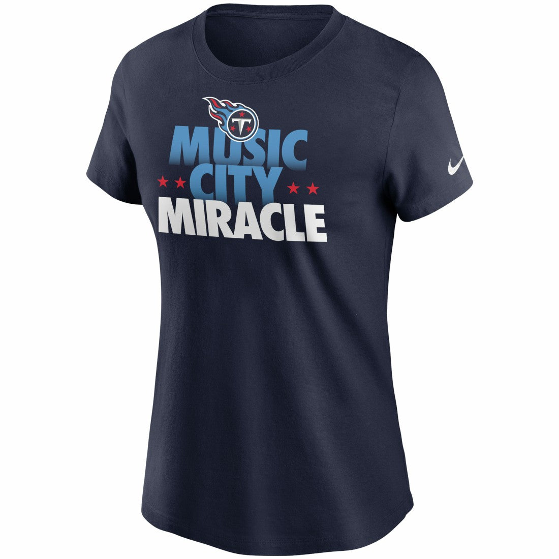Tennessee Titans Women's Hometown Collection T-Shirt - Navy T-shirts