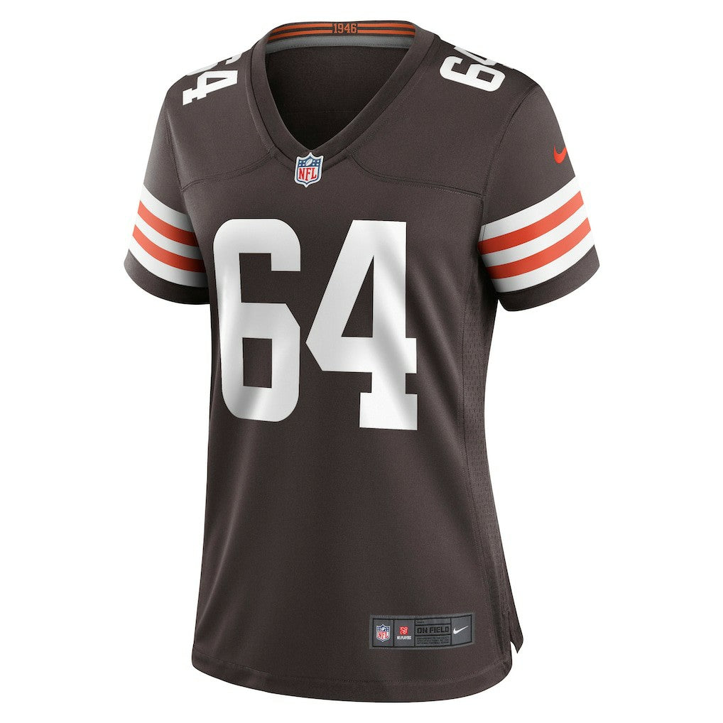 Joe DeLamielleure Cleveland Browns Women's Game Retired Player Jersey - Brown Jerseys