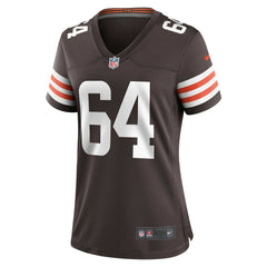 Joe DeLamielleure Cleveland Browns Women's Game Retired Player Jersey - Brown Jerseys